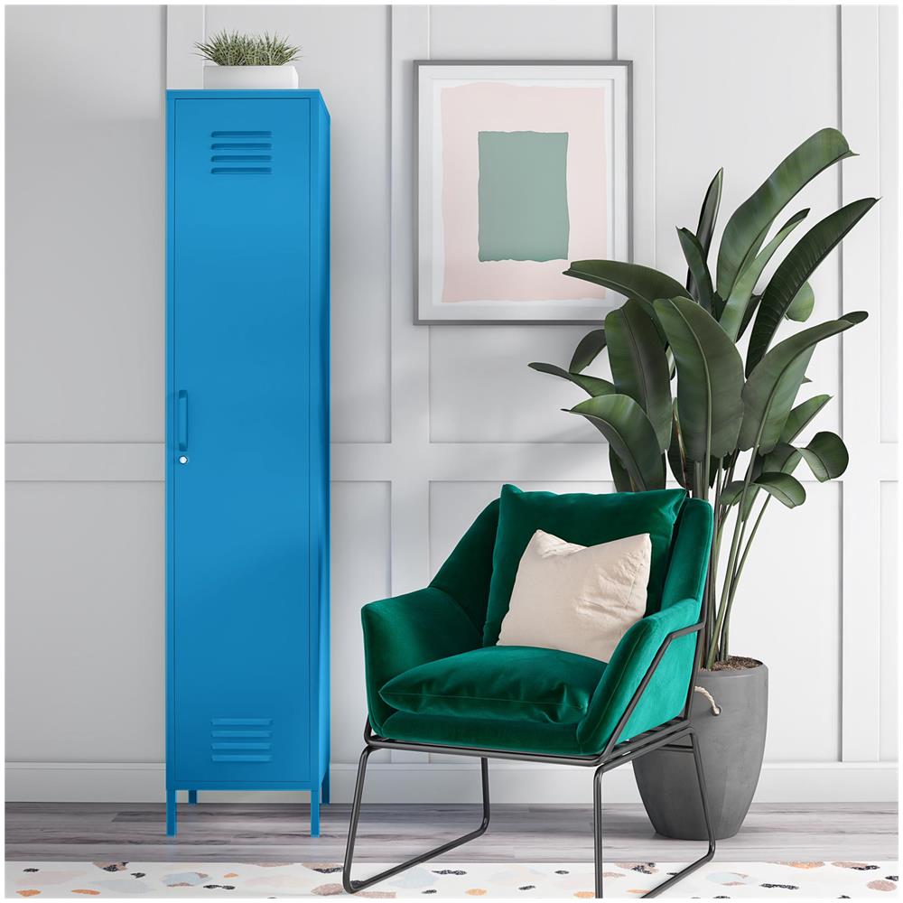 Cache Mobile Alto Con 1 Anta In Metallo Blu - Foto 6