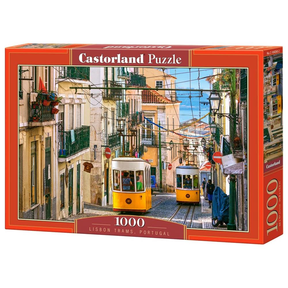 Puzzle Da 1000 Pezzi, Tram Di Lisbona, Portogallo, Puzzle Europeo, Citta Sorella Di San Francisco, Puzzle Per Adulti, C-104260-2 - Foto 1