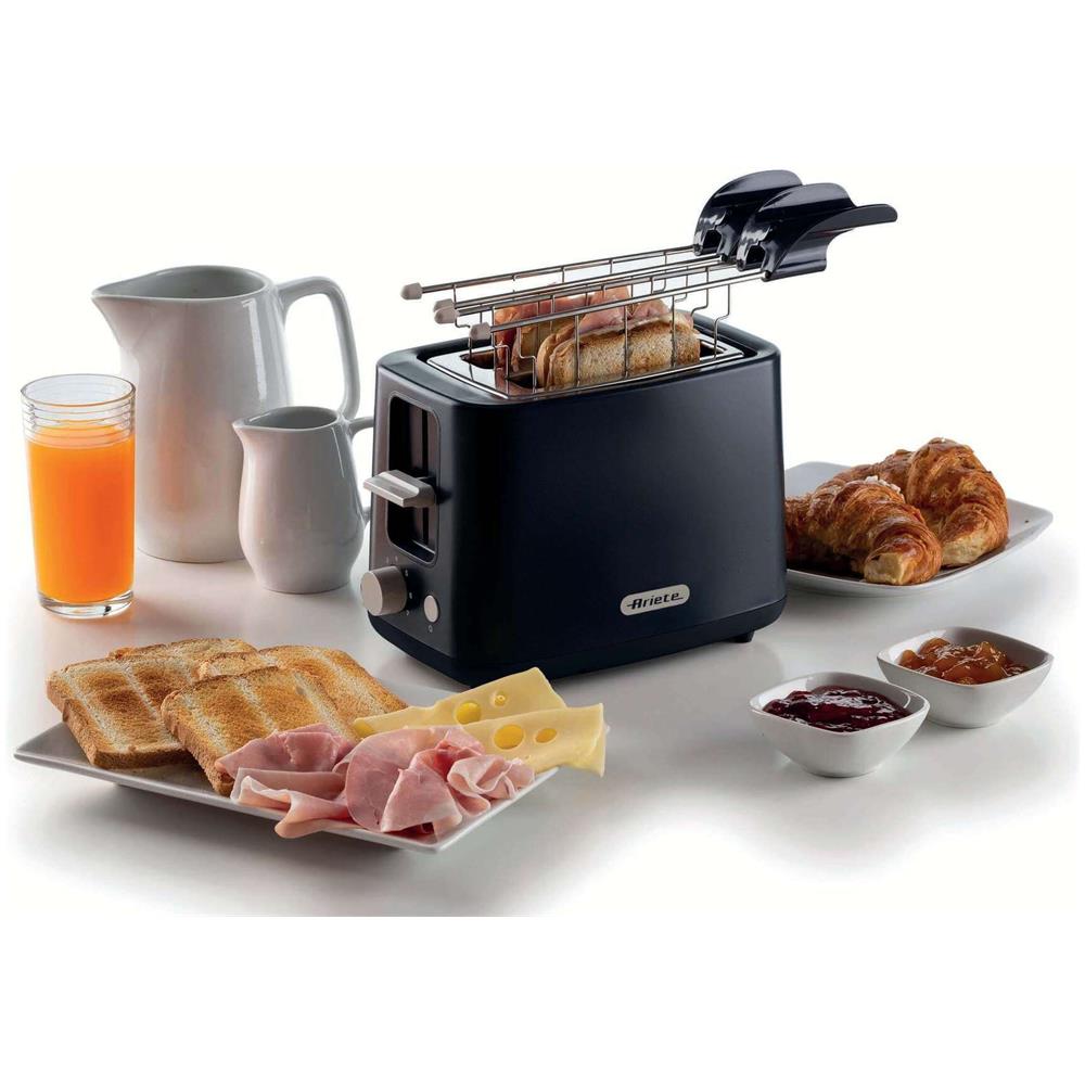 Tostapane Breakfast Capacità 2 Fette di Pane Potenza 760W Colore Grigio - Foto 2