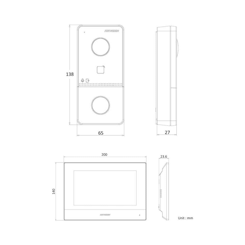 Kit Videocitofoni IP - DS-KIS603-P (C) /Europe BV - Foto 3