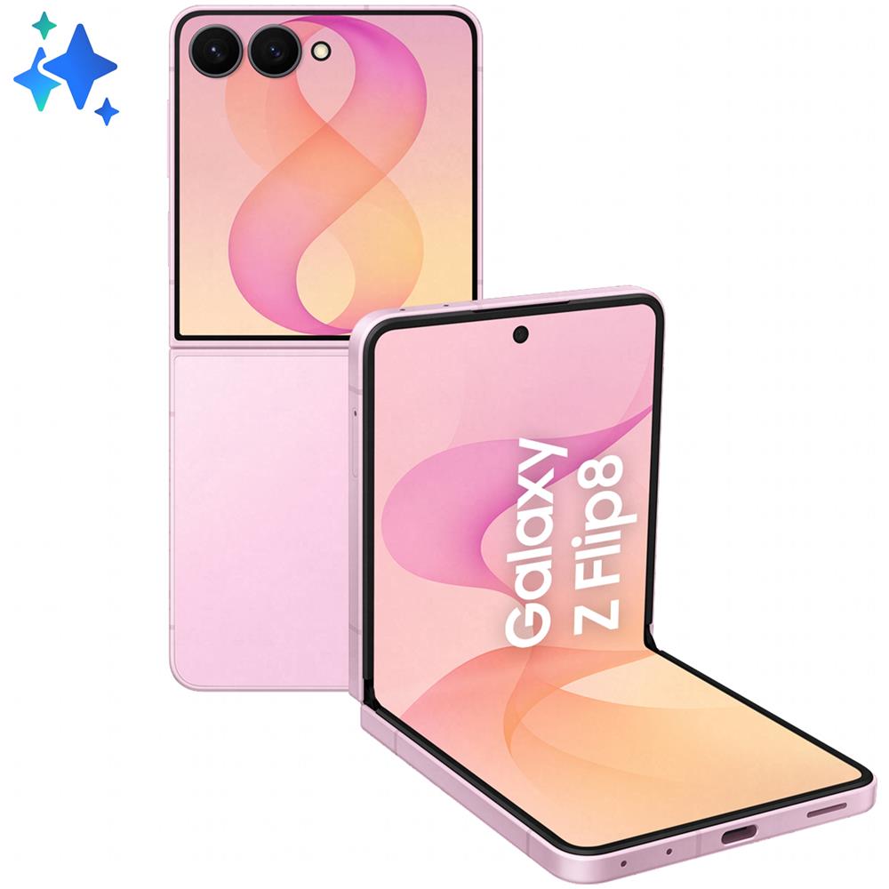 Galaxy Z Flip8 5G 256GB 12GB Ram Main Display 6.9" Amoled 2X 12Hz Sec. Display 4.1" Super Amoled Main Camera 50+12MP Selfie 10MP DaulSim (1nanoSim+eSim) Android Exynos 2600 4300mAh Pink - Foto 1