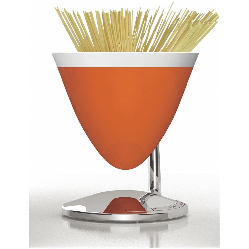 Bilancia da Cucina Elettronica con Timer Uma Portata 3 Kg Colore Arancione - Foto 2