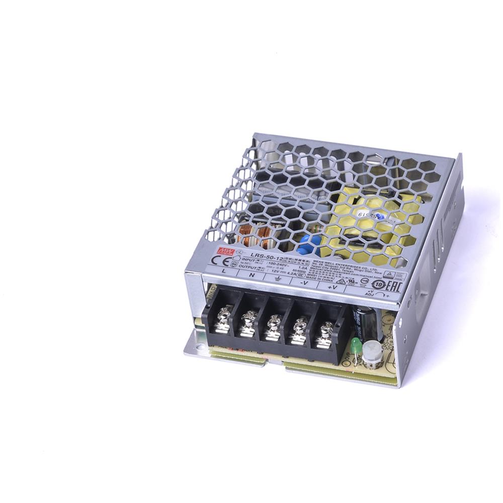 King-led Meanwell Alimentatore Meanwell Ac / dc Modello Lrs-50-12 Da 50w 12v Trasformatore Switching Non Impermeabile Ip20 Per Led - Foto 1