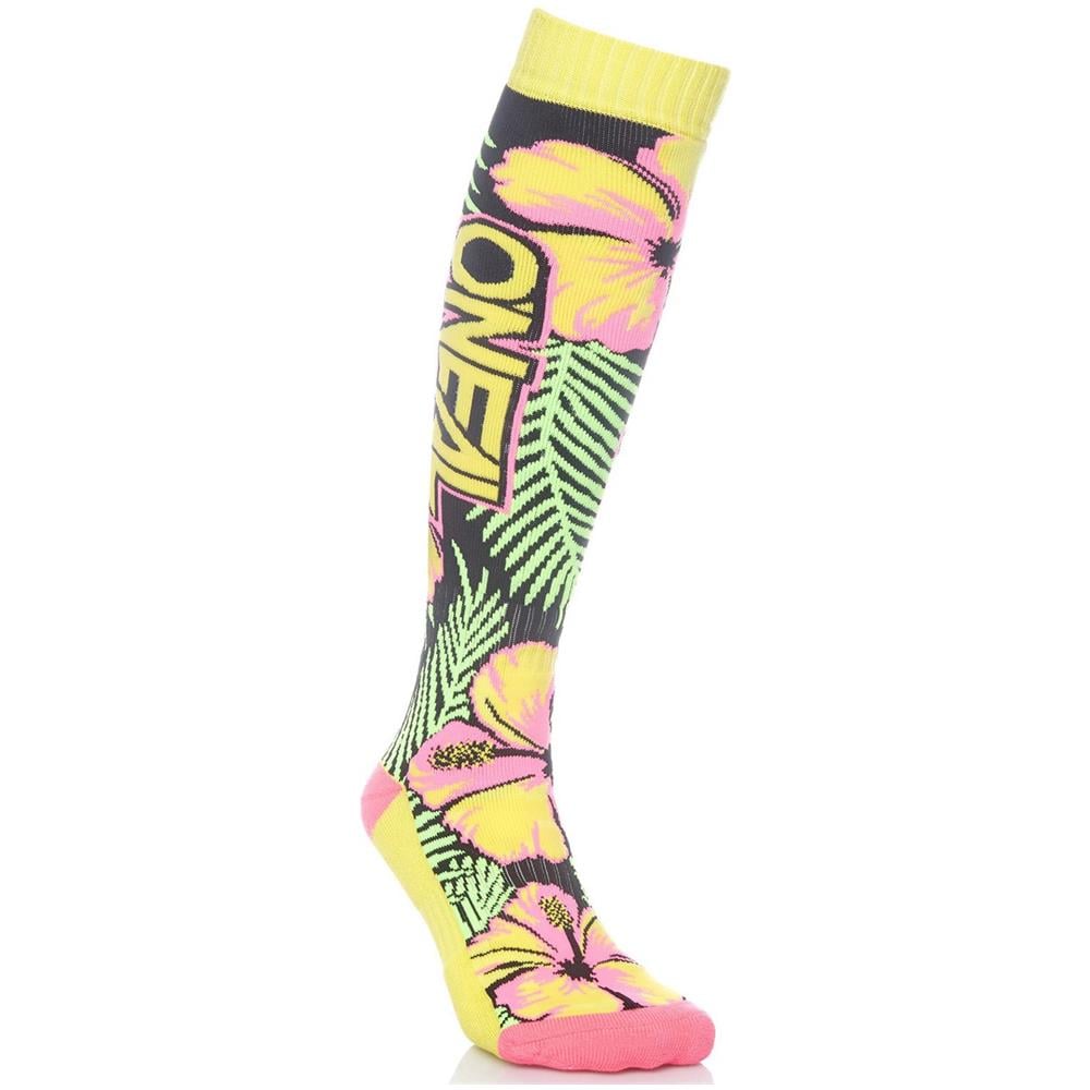 Calzini Mx Oneal 2019 Pro Island Rosa Verde Giallo (default, Giallo)  - Foto 1