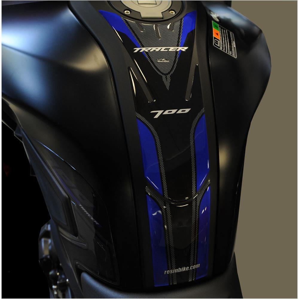 Paraserbatoio Adesivo 3d Compatibile Con Yamaha Tracer 700 2019 Blu - Foto 2