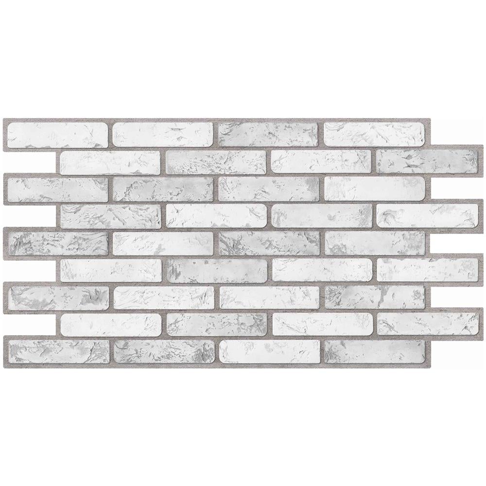 Pannelli 3d Rivestimento A Parete In Pvc Effetto Pietra Mattoni Chiari Realistici E Isolanti. - Foto 1