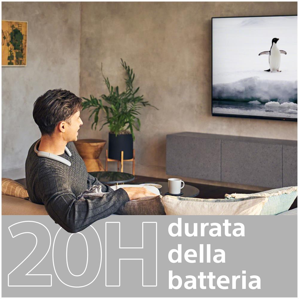 Speaker SRS-NB10 Wireless Bluetooth 5.1 Full Range con Archetto per la Nuca Autonomia 20 Ore Vivavoce Colore Nero - Foto 10