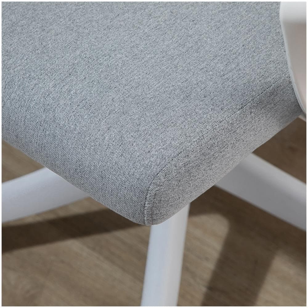 Sedia Da Ufficio Ergonomica Con Altezza Regolabile E Funzione Dondolo - Grigio - Foto 8