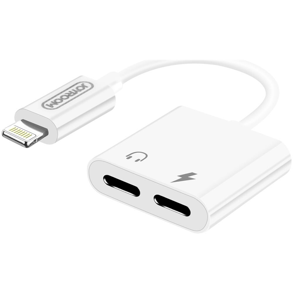 Adattatore Audio E Ricarica Da Iphone A Doppio Lightning Design Compatto Bianco - Foto 1