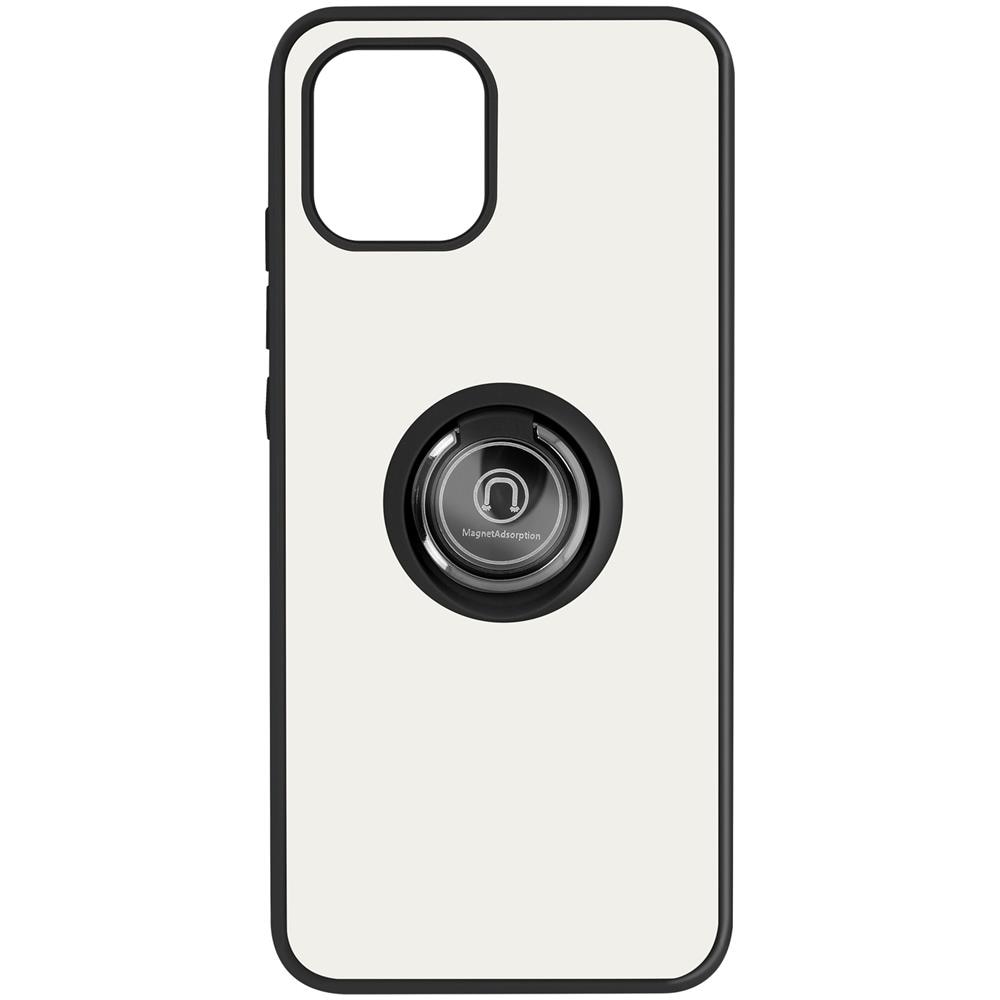Cover Samsung Galaxy A03 Bimateria Anello Metallico Supporto Nera - Foto 1