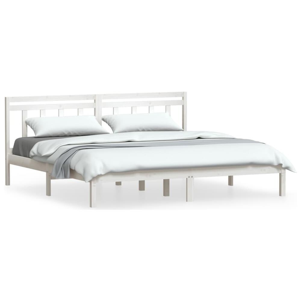 Giroletto Bianco 180x200 cm Super King in Legno Massello - Foto 2