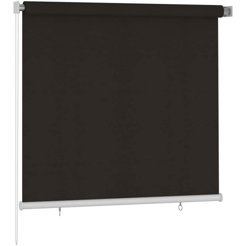 Tenda A Rullo Per Esterni 160x140 Cm Marrone Hdpe - Foto 2