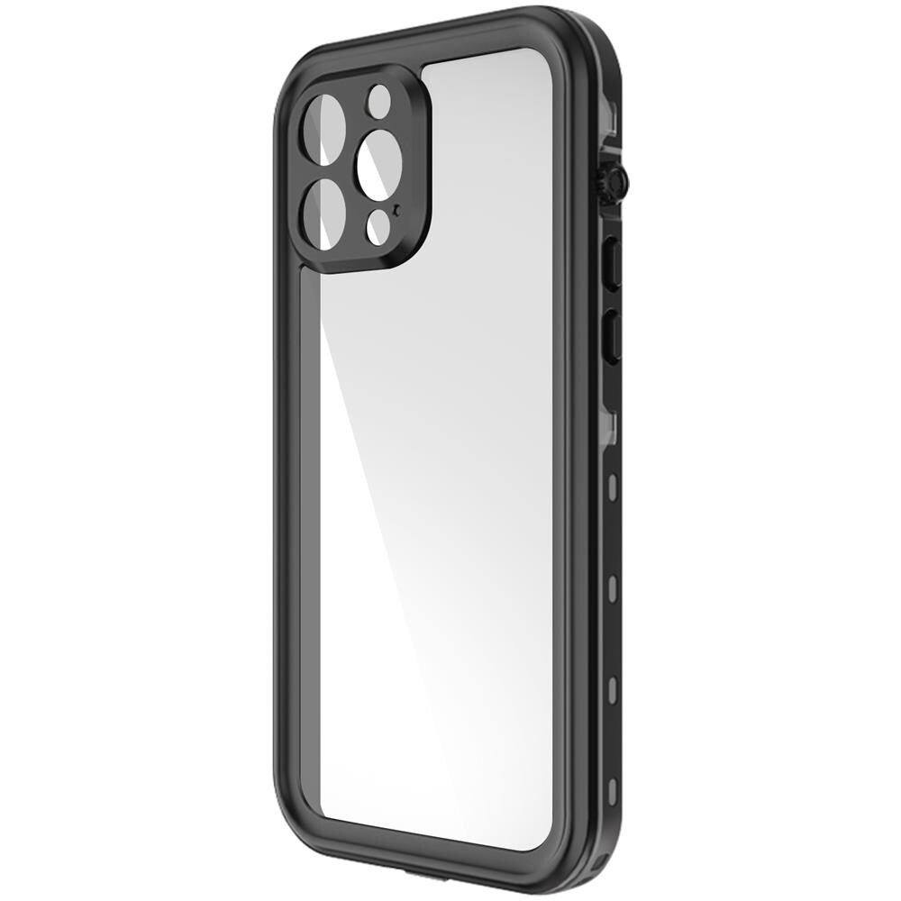 Cover Completa Per Iphone 13 Pro Waterproof Ip68 Bordo Nero - Foto 5
