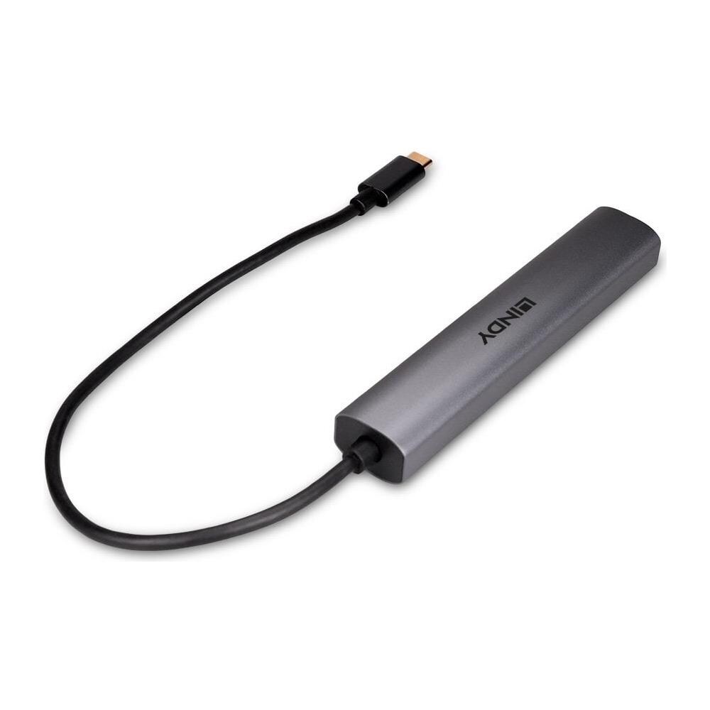 43384 hub di interfaccia USB tipo-C 10000 Mbit /s Grigio - Foto 2