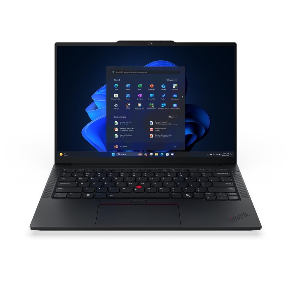 Notebook ThinkPad E14 Gen 7 Copilot+ PC Monitor 14" WUXGA Intel Core Ultra 5 226V RAM 16GB SSD 512GB 4xUSB Windows 11 Pro - Foto 1