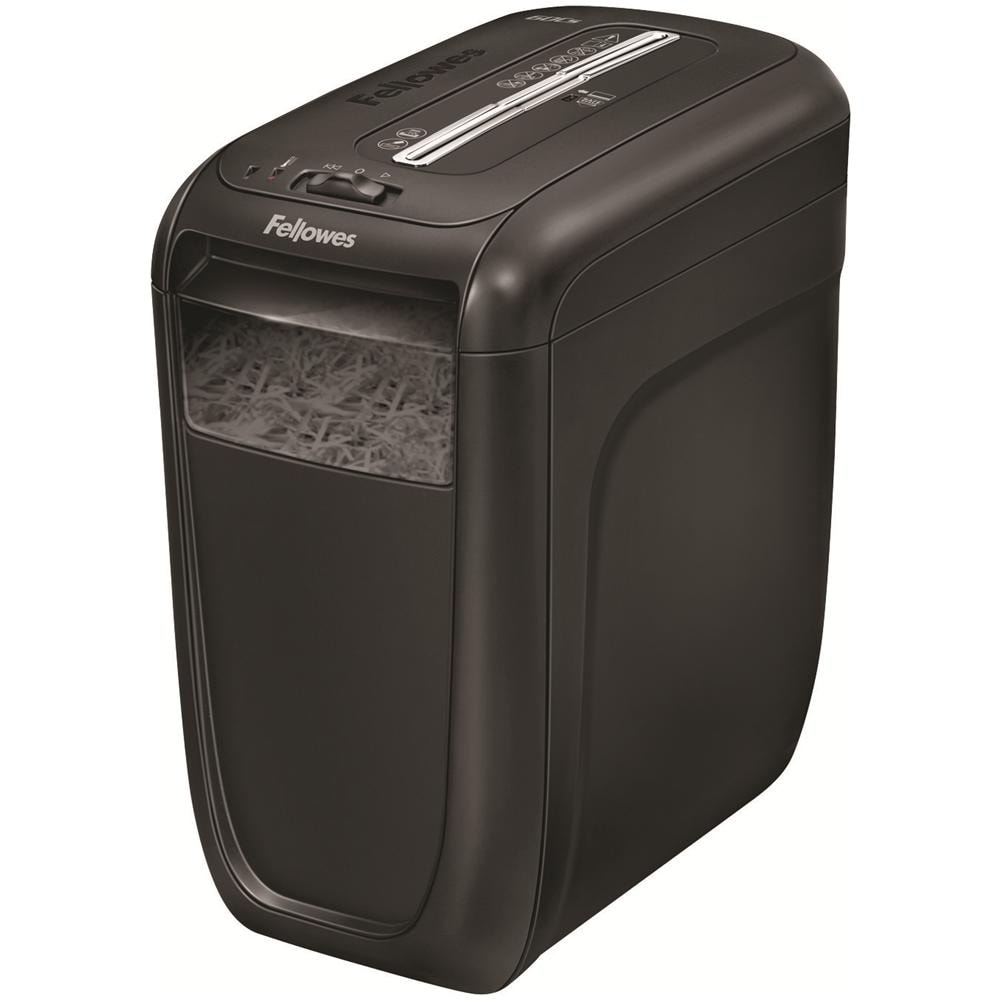 Distruggidocumenti a Frammenti Powershred 60cs con Cestino da 22L Capacità di taglio 10 Fogli Colore Nero - Foto 1
