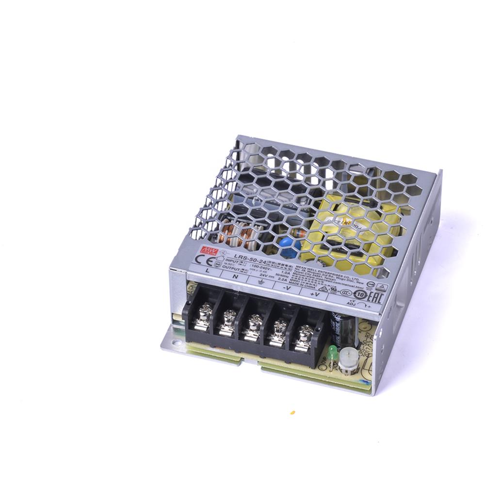 King-led Meanwell Alimentatore Meanwell Ac / dc Modello Lrs-50-24 Da 50w 24v Trasformatore Switching Non Impermeabile Ip20 Per Led - Foto 1