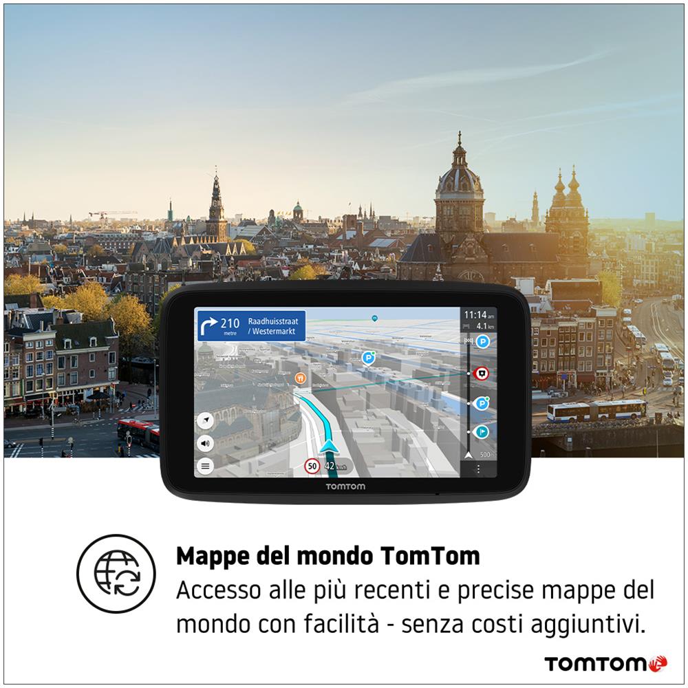 Navigatore GO Discover da 6” HD per Auto / Moto Impermeabile con Slot MicroSD Wi-Fi/Bluetooth  Mappe Mondo + Aggiornamento Mappe a Vita - Foto 10