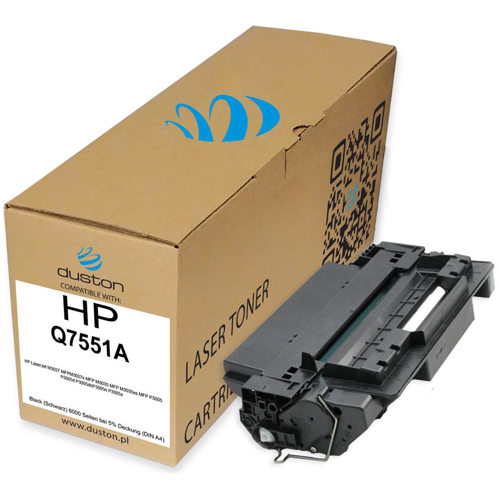TONER - 5x Q7551a, 51a Negro Compatible Con Hp Laserjet M3027 Mfpm3027x Mfp M3035 Mfp M3035xs Mfp P3005 P3005d P3005dnp3005n P3005x - Foto 2
