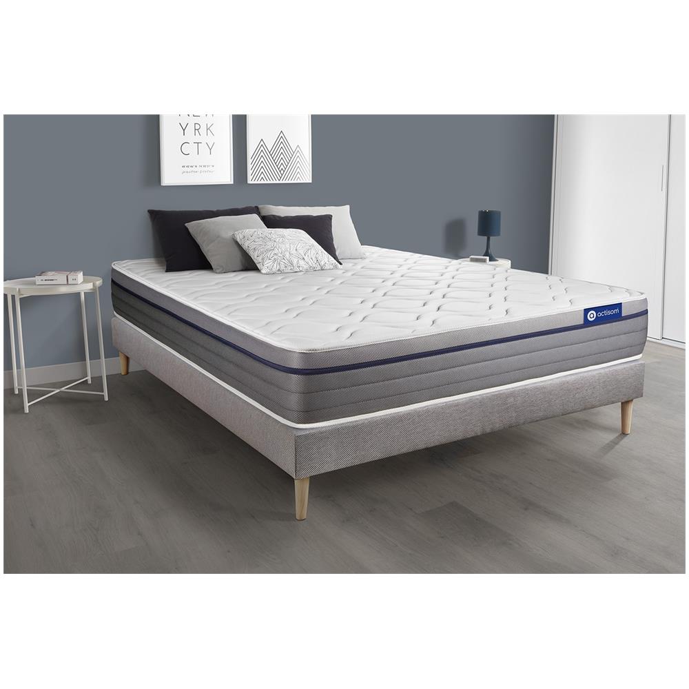 Kit Rete E Materasso Matrimoniale Actiflex Zen 160x220cm - Spessore : 26cm - Molle Insacchettate E Memory Foam - Bilanciato - - Foto 1