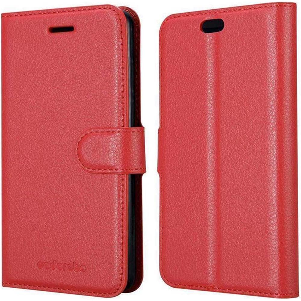 Custodia Compatibile Con Oppo Find X In Rosso Carminio - Coperchio Protettiva Con Chiusura Magnetica, Funzione Stand E Tasca Per Le Carte - Foto 8