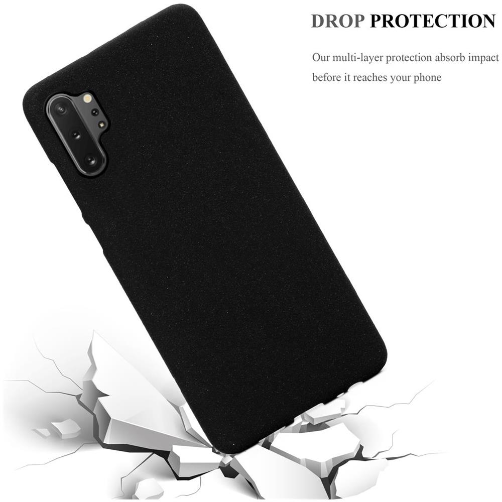 Custodia Compatibile Con Samsung Galaxy Note 10 Plus In Frost Nero - Coperchio Protettivo In Silicone Tpu Flessibile - Foto 7