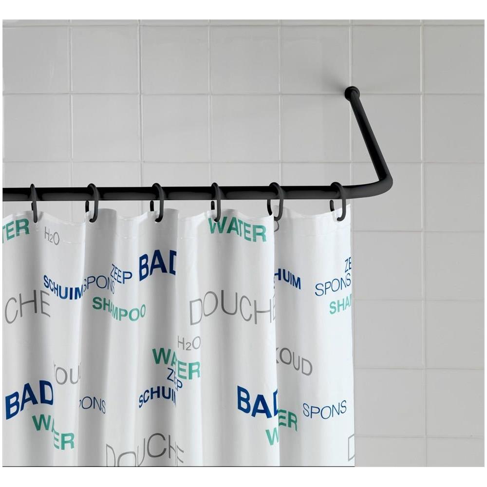 Asta Doccia Angolare 20 Mm, Colore Nero, Wenko - Foto 2