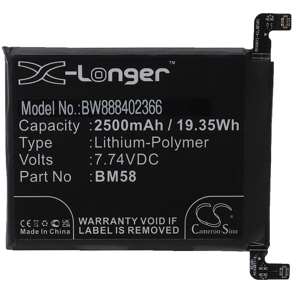 Vhbw Batteria Compatibile Per Bea-fon T850 - 1300mAh, 3,7V, Li-Ion - Sostituisce BS-01, DRTEL-4D-01 - 3