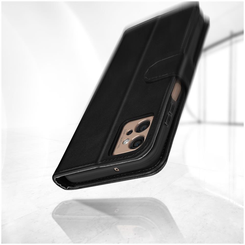 Custodia Motorola Moto G32 Portafoglio E Funzione Supporto Video Nera - Foto 2