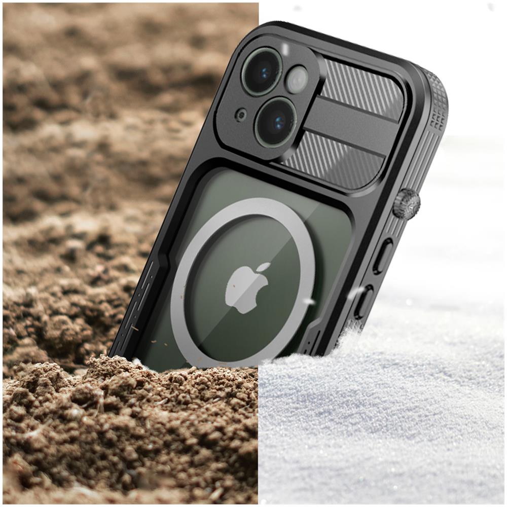 Cover Completa Per Iphone 14 Waterproof Ip68 Full Body Rugged - Foto 2