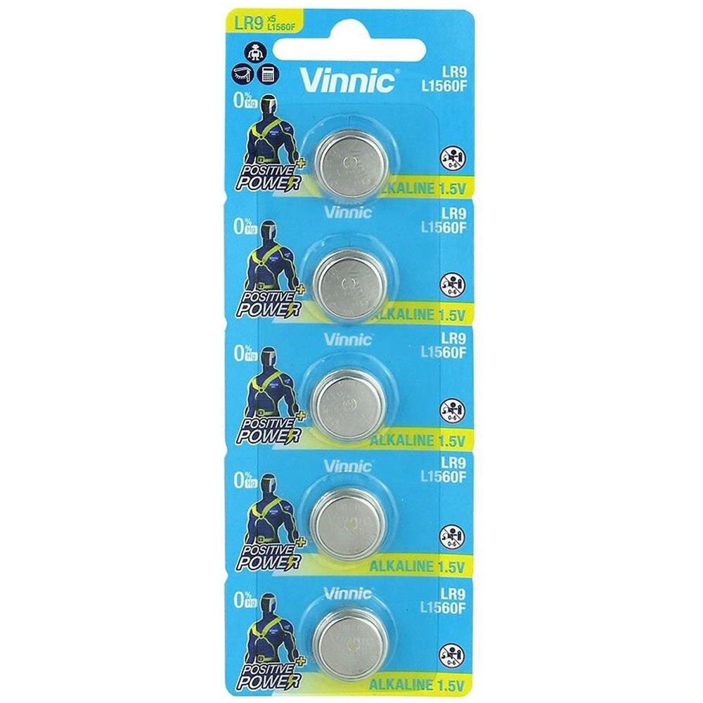 Batteria Alcalina Vinnic 625 / Epx625g / Lr9 / L1560 5 Pz. - Foto 1
