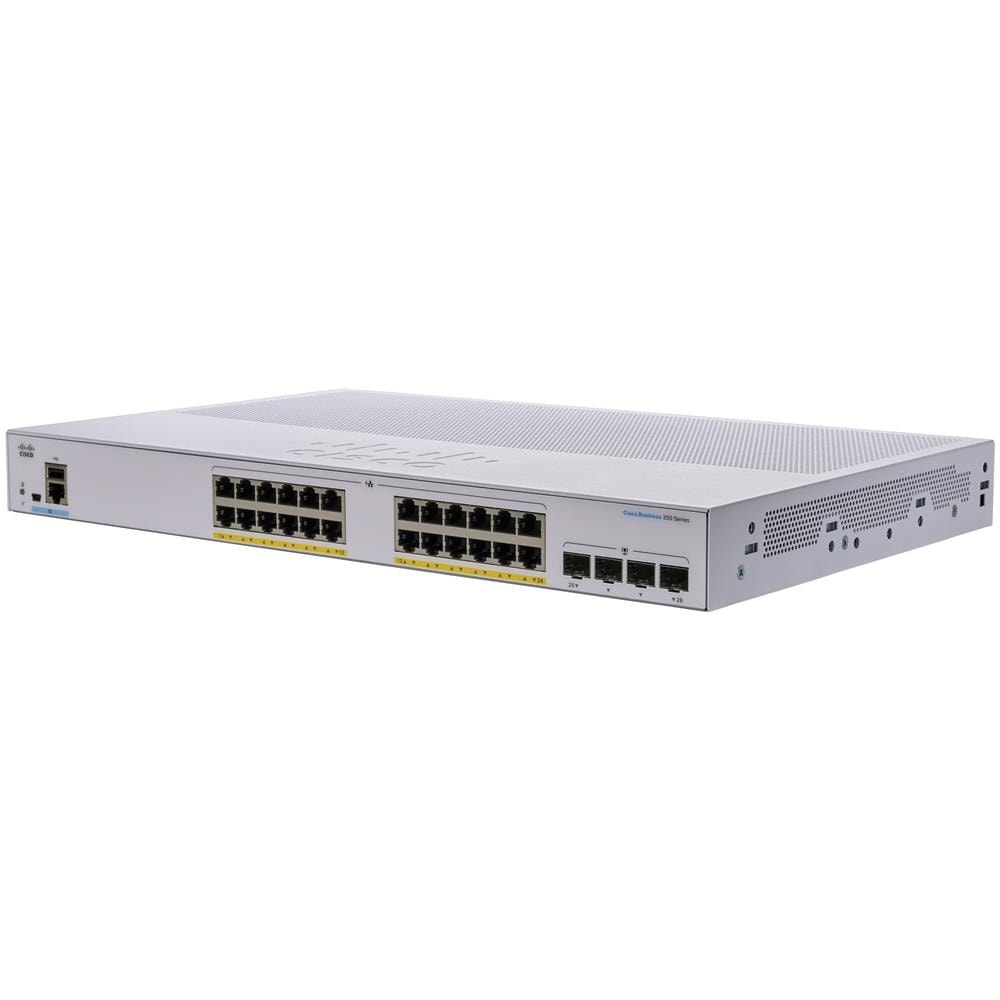 CBS350-24P-4G-UK Switch di Rete Gestito L2\L3 Gigabit Ethernet (10/100/1000) Colore Bianco - Foto 1