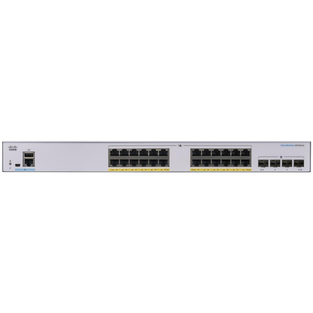 CBS350-24P-4G-UK Switch di Rete Gestito L2\L3 Gigabit Ethernet (10/100/1000) Colore Bianco - Foto 2