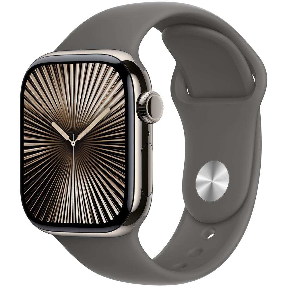 Watch Series 10 OLED 42 mm Digitale 374 x 446 Pixel Touch screen 4G Titanio Wi-Fi GPS (satellitare) - Foto 1