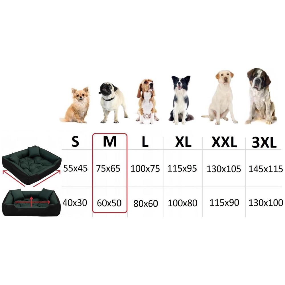 75x65 cm ECCO Letto per cani impermeabile verde - Foto 8