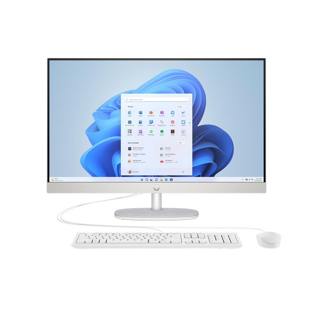 27-cr1015nl PC Intel Core Ultra 5 125U 68,6 cm (27") 1920 x 1080 Pixel 16 GB DDR5-SDRAM 512 GB SSD Windows 11 Home Wi-Fi 6 (802.11ax) AI PC Bianco - Foto 1