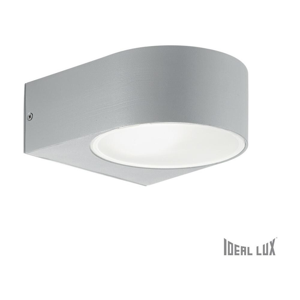 Lampada Da Parete Iko Ap1 Grigio Max 1 X 60w E27 - 240v - Foto 1