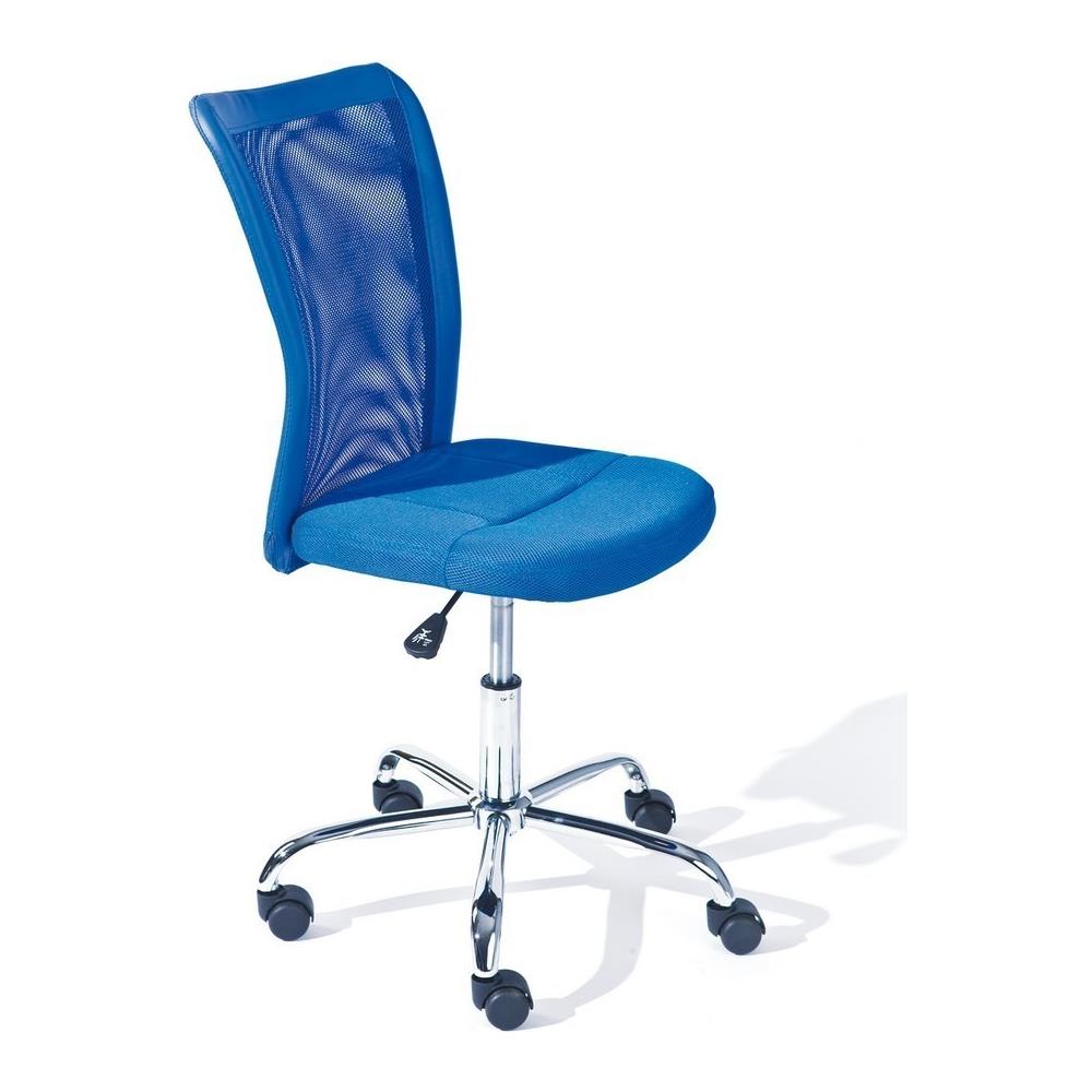 Sedia Ufficio Bonnie Regolabile 43x56x88-98h Seduta Ecopelle+poliestere Blu - Foto 1