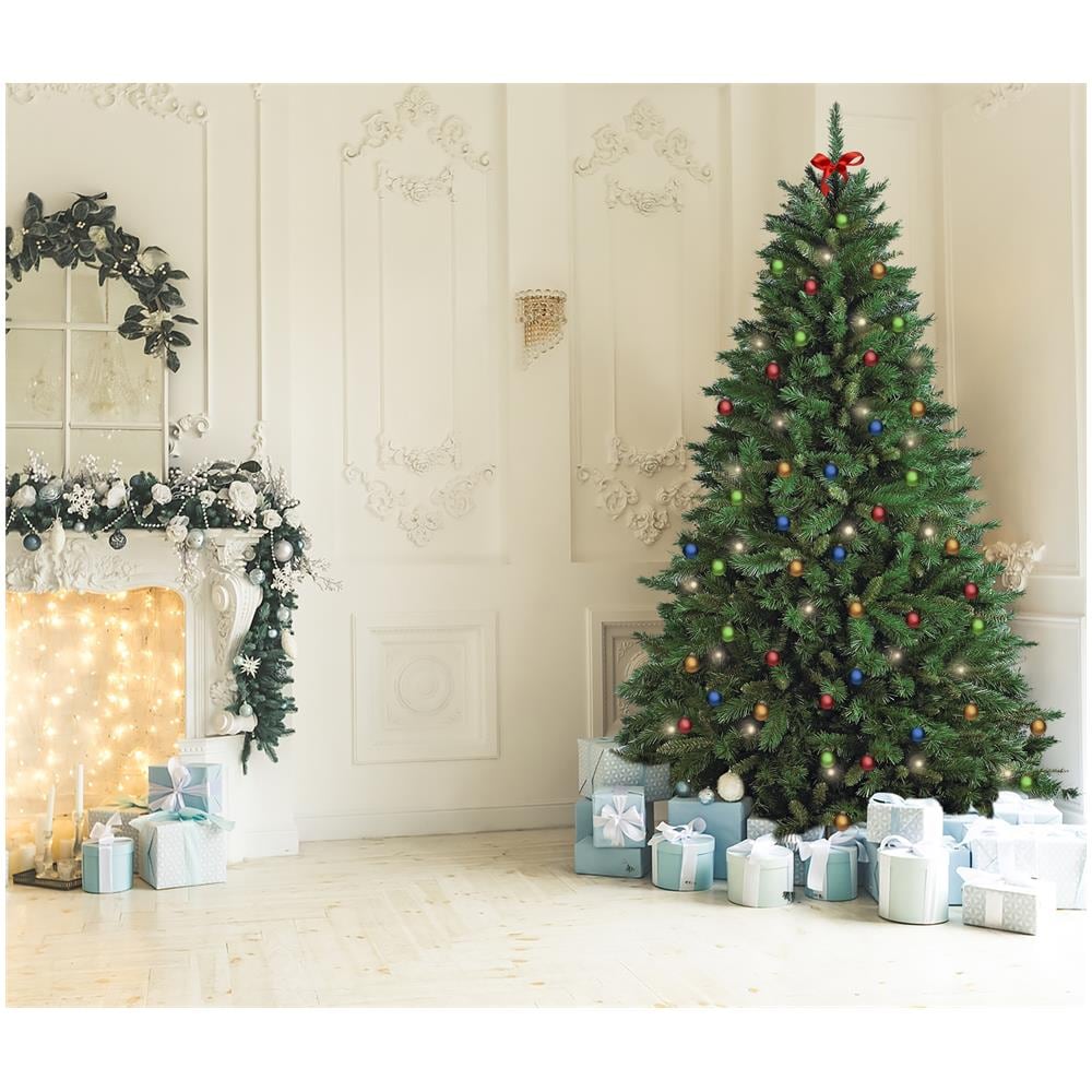 Albero Di Natale 120 Cm Riccardo, Pino Artificiale, Albero Effetto Reale, Alberello Natalizio Extra Folto, 70x70 H120 Cm, Verde - Foto 2