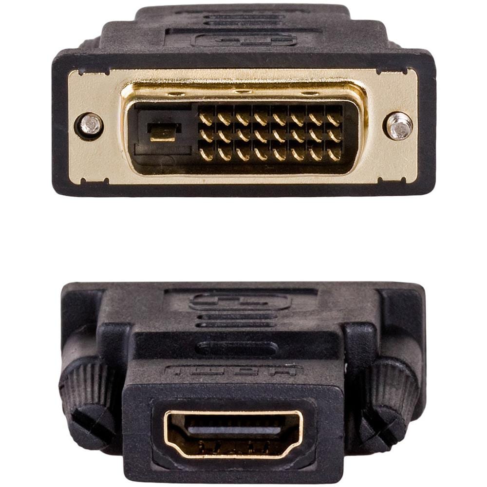 Adapter AK-AD-41 DVI-D Dual link M - HDMI F black color - Adapter - Digital / Display / Video DVI 24+1 - Foto 4