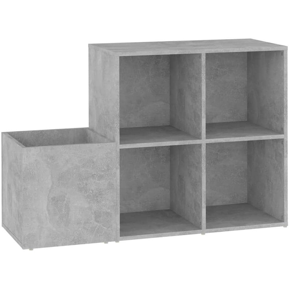 Scarpiera Ingresso Grigio Cemento 105x35,5x70 Legno Multistrato - Foto 1