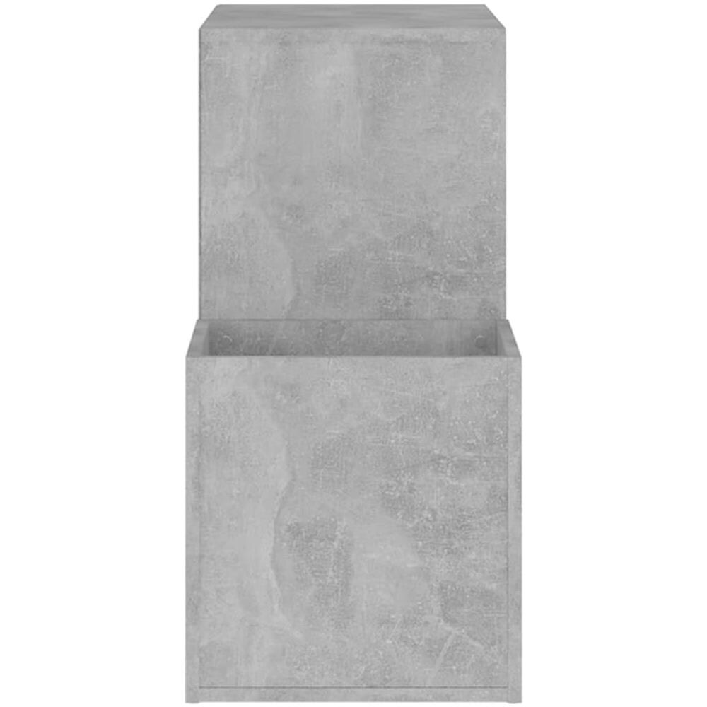 Scarpiera Ingresso Grigio Cemento 105x35,5x70 Legno Multistrato - Foto 2