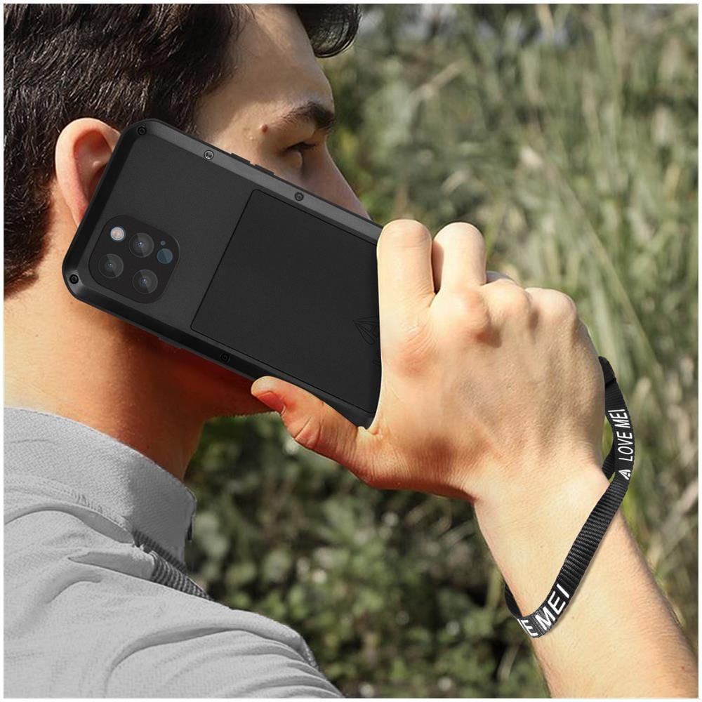 Cover Integrale Per Iphone 12 Pro Antiurto 3m Impermeabile Nera - Foto 5