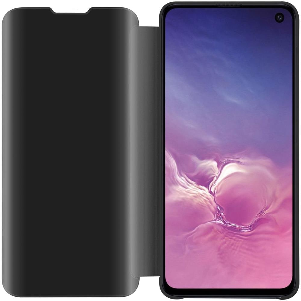 Custodia Compatibile Con Samsung Galaxy S10e In Tormalina Nera - Clear View Specchio Coperchio Protettivo Con Funzione Di Supporto Protezione A 360 Gradi - Foto 2