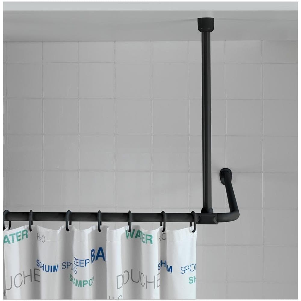 Asta Di Supporto, Soffitto, 25 Mm, Colore Nero, - Foto 2