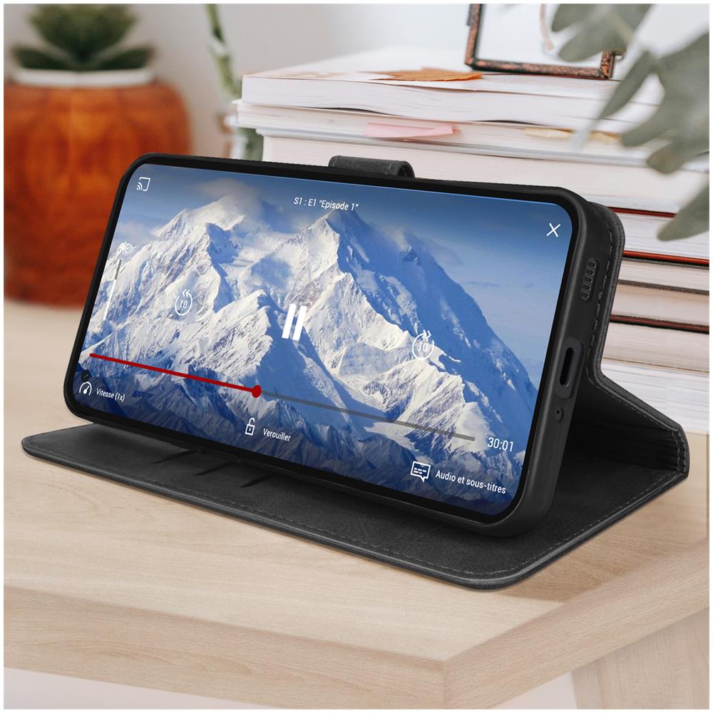 Custodia Nothing Phone 1 Portafoglio E Funzione Supporto Video Nera - Foto 2