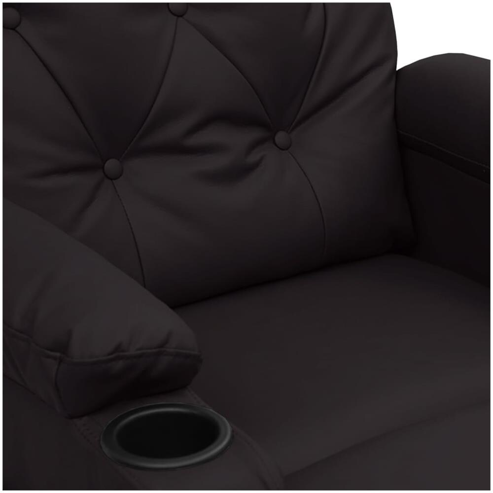 Poltrona Massaggiante Elettrica Nera in Similpelle - Foto 8