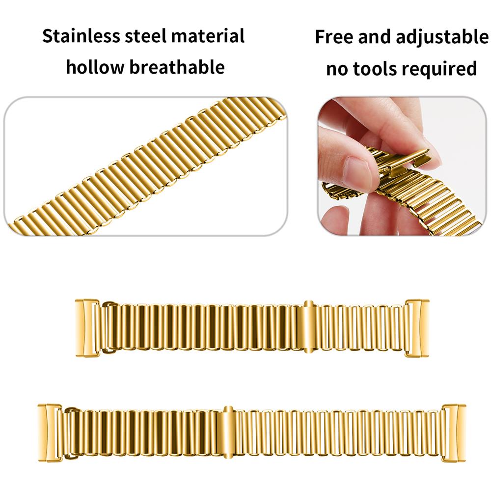 Bracciale Per Orologio In Acciaio Inossidabile Gold - Foto 2