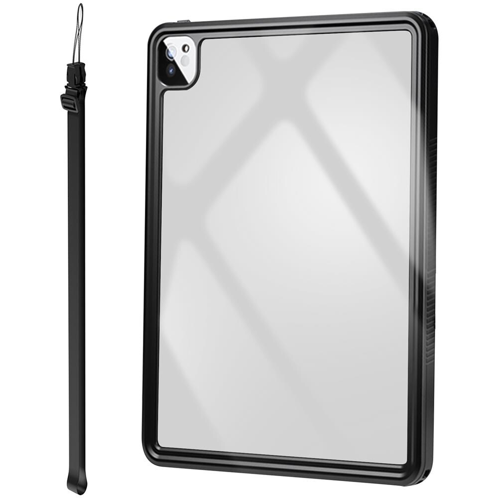 Cover Waterproof Per Ipad Pro 12.9 2018, 2020, 2021 E 2022 Redpepper Bordo Nero - Foto 2