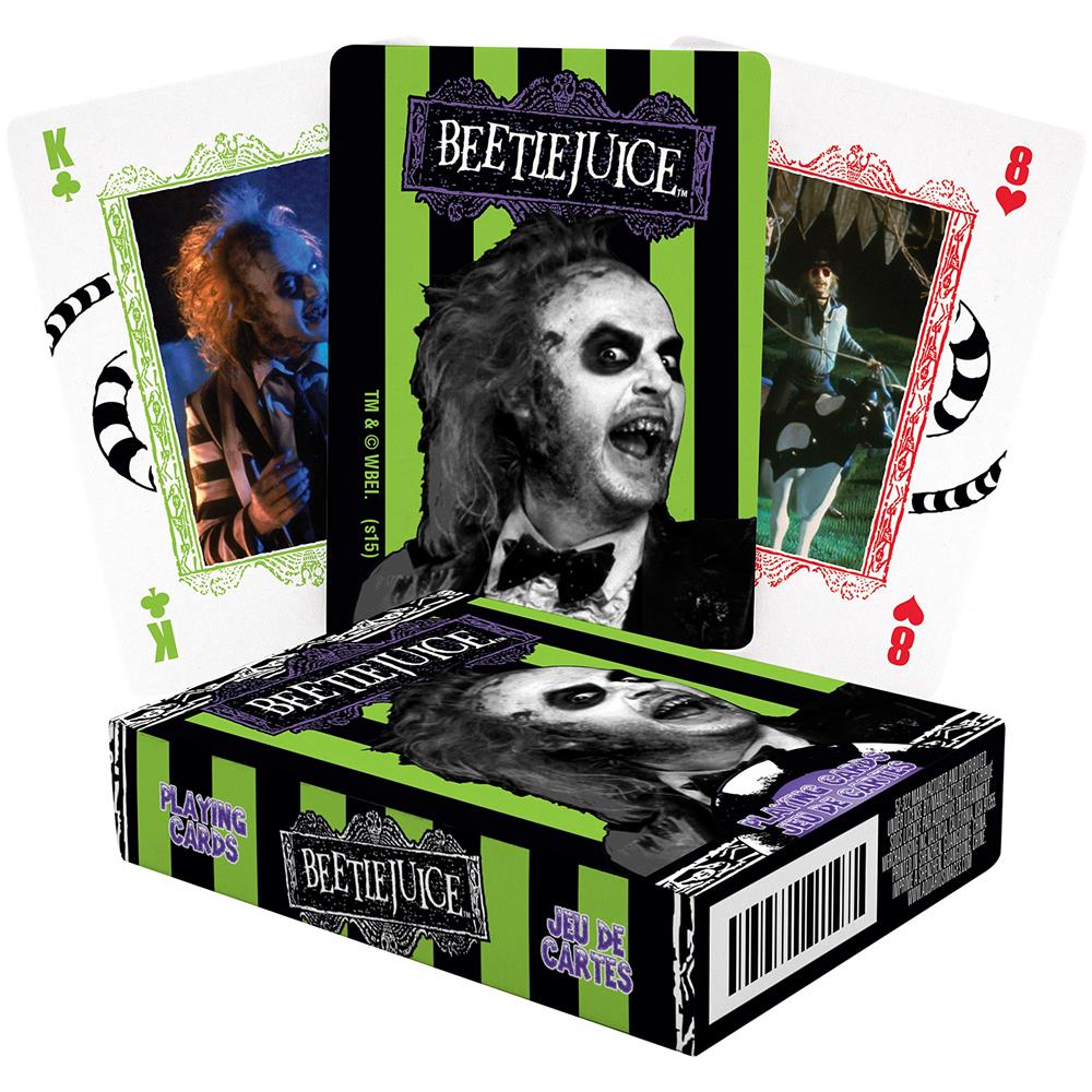 Beetlejuice Carte Da Gioco - Mazzo Di Carte A Tema Beetlejuice Per I Tuoi Giochi Di Carte Preferiti - Merce E Oggetti Da Collezione Con Licenza Ufficiale - Foto 2